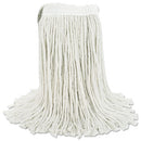 Boardwalk® wholesale. Boardwalk Cut-end Wet Mop Head, Cotton, White,