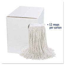 Load image into Gallery viewer, Boardwalk® wholesale. Boardwalk Cut-end Wet Mop Head, Cotton, No. 24, White 12-carton. HSD Wholesale: Janitorial Supplies, Breakroom Supplies, Office Supplies.