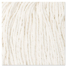 Load image into Gallery viewer, Boardwalk® wholesale. Boardwalk Cut-end Wet Mop Head, Cotton, No. 24, White. HSD Wholesale: Janitorial Supplies, Breakroom Supplies, Office Supplies.