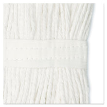 Load image into Gallery viewer, Boardwalk® wholesale. Boardwalk Cut-end Wet Mop Head, Cotton, No. 24, White. HSD Wholesale: Janitorial Supplies, Breakroom Supplies, Office Supplies.