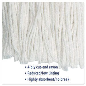 Boardwalk® wholesale. Boardwalk Cut-end Wet Mop Head, Rayon, No. 24, White, 12-carton. HSD Wholesale: Janitorial Supplies, Breakroom Supplies, Office Supplies.