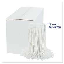 Load image into Gallery viewer, Boardwalk® wholesale. Boardwalk Cut-end Wet Mop Head, Rayon, No. 24, White, 12-carton. HSD Wholesale: Janitorial Supplies, Breakroom Supplies, Office Supplies.