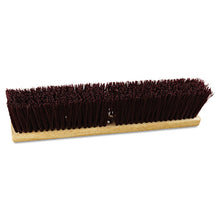 Load image into Gallery viewer, Boardwalk® wholesale. Boardwalk Floor Brush Head, 18&quot; Wide, Maroon, Heavy Duty, Polypropylene Bristles. HSD Wholesale: Janitorial Supplies, Breakroom Supplies, Office Supplies.