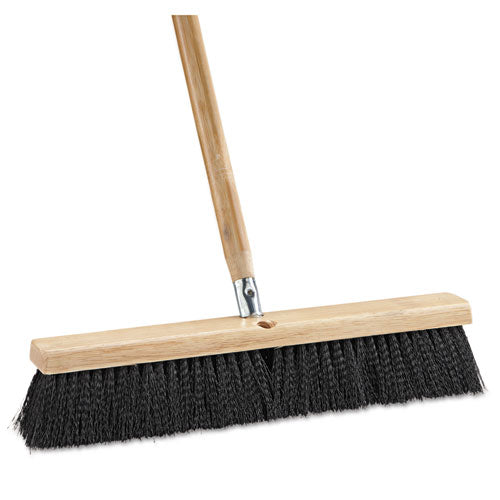 Boardwalk® wholesale. Boardwalk Floor Brush Head, 18" Wide, Black, Medium Weight, Polypropylene Bristles. HSD Wholesale: Janitorial Supplies, Breakroom Supplies, Office Supplies.