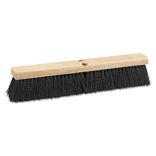 Boardwalk® wholesale. Boardwalk Floor Brush Head, 18" Wide, Black, Medium Weight, Polypropylene Bristles. HSD Wholesale: Janitorial Supplies, Breakroom Supplies, Office Supplies.