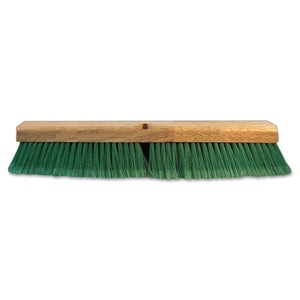 Boardwalk® wholesale. Boardwalk Push Broom Head, 3" Green Flagged Recycled Pet Plastic, 24". HSD Wholesale: Janitorial Supplies, Breakroom Supplies, Office Supplies.