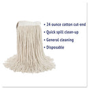 Boardwalk® wholesale. Boardwalk Premium Cut-end Wet Mop Heads, Cotton, 24oz, White, 12-carton. HSD Wholesale: Janitorial Supplies, Breakroom Supplies, Office Supplies.