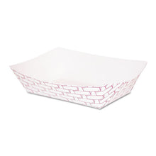 Load image into Gallery viewer, Boardwalk® wholesale. Boardwalk Paper Food Baskets, 1 Lb Capacity, Red-white, 1,000-carton. HSD Wholesale: Janitorial Supplies, Breakroom Supplies, Office Supplies.