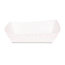 Load image into Gallery viewer, Boardwalk® wholesale. Boardwalk Paper Food Baskets, 5 Lb Capacity, Red-white, 500-carton. HSD Wholesale: Janitorial Supplies, Breakroom Supplies, Office Supplies.