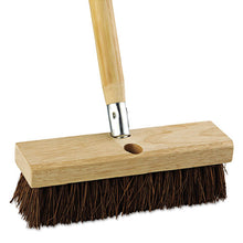 Load image into Gallery viewer, Boardwalk® wholesale. Boardwalk Deck Brush Head, 10&quot; Wide, Palmyra Bristles. HSD Wholesale: Janitorial Supplies, Breakroom Supplies, Office Supplies.