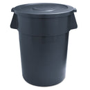 Boardwalk® wholesale. Boardwalk Round Waste Receptacle, Lldpe, 32 Gal, Gray. HSD Wholesale: Janitorial Supplies, Breakroom Supplies, Office Supplies.