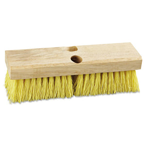 Boardwalk® wholesale. Boardwalk Deck Brush Head, 10" Wide, Polypropylene Bristles. HSD Wholesale: Janitorial Supplies, Breakroom Supplies, Office Supplies.