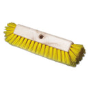 Boardwalk® wholesale. Boardwalk Dual-surface Scrub Brush, Plastic Fill, 10" Long, Yellow. HSD Wholesale: Janitorial Supplies, Breakroom Supplies, Office Supplies.