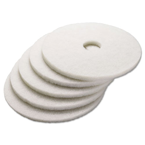 Boardwalk® wholesale. Boardwalk Polishing Floor Pads, 12" Diameter, White, 5-carton. HSD Wholesale: Janitorial Supplies, Breakroom Supplies, Office Supplies.