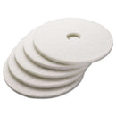 Boardwalk® wholesale. Boardwalk Polishing Floor Pads, 17" Diameter, White, 5-carton. HSD Wholesale: Janitorial Supplies, Breakroom Supplies, Office Supplies.
