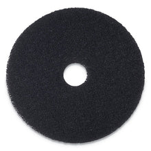 Load image into Gallery viewer, Boardwalk® wholesale. Boardwalk Stripping Floor Pads, 18&quot; Diameter, Black, 5-carton. HSD Wholesale: Janitorial Supplies, Breakroom Supplies, Office Supplies.