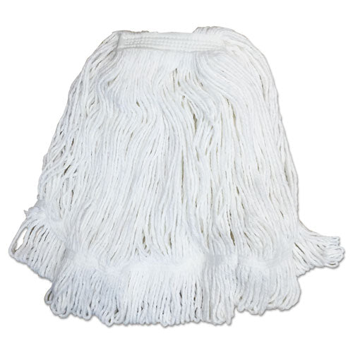 Boardwalk® wholesale. Boardwalk Pro Loop Web-tailband Mop Head, White,