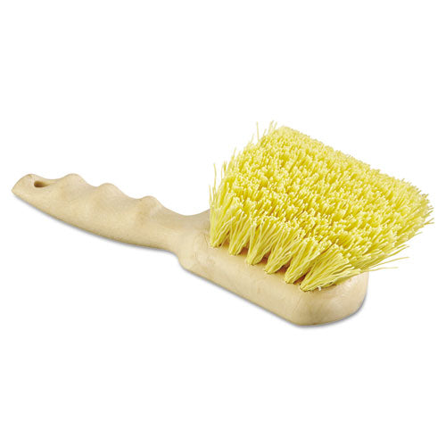 Boardwalk® wholesale. Boardwalk Utility Brush, Polypropylene Fill, 8 1-2" Long, Tan Handle. HSD Wholesale: Janitorial Supplies, Breakroom Supplies, Office Supplies.