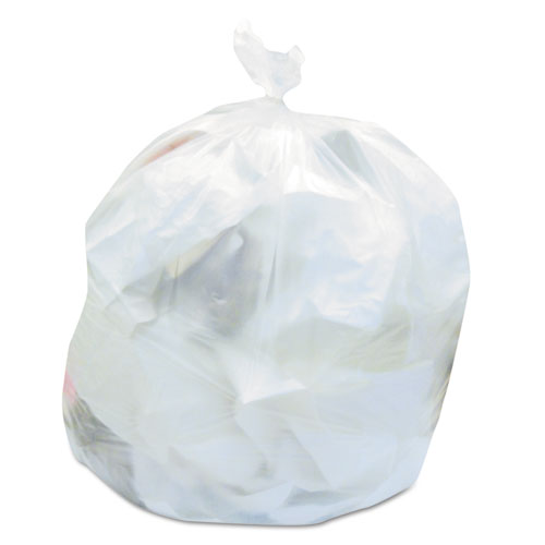 Boardwalk® wholesale. Boardwalk High-density Can Liners, 56 Gal, 19 Microns, 43" X 47", Natural, 150-carton. HSD Wholesale: Janitorial Supplies, Breakroom Supplies, Office Supplies.