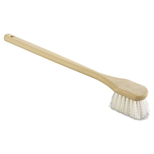 Boardwalk® wholesale. Boardwalk Utility Brush, Nylon Fill, 20" Long, Tan Handle. HSD Wholesale: Janitorial Supplies, Breakroom Supplies, Office Supplies.