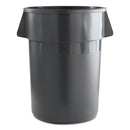 Boardwalk® wholesale. Boardwalk Round Waste Receptacle, Plastic, 44 Gal, Gray. HSD Wholesale: Janitorial Supplies, Breakroom Supplies, Office Supplies.
