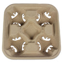 Boardwalk® wholesale. Boardwalk Molded Fiber Cup Carrier Tray, 8-32 Oz, Four Cups, 300-carton. HSD Wholesale: Janitorial Supplies, Breakroom Supplies, Office Supplies.