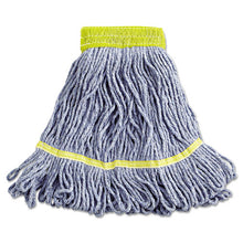 Load image into Gallery viewer, Boardwalk® wholesale. Boardwalk Super Loop Wet Mop Head, Cotton-synthetic Fiber, 5&quot; Headband, Small Size, Blue, 12-carton. HSD Wholesale: Janitorial Supplies, Breakroom Supplies, Office Supplies.