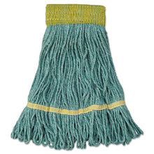 Load image into Gallery viewer, Boardwalk® wholesale. Boardwalk Super Loop Wet Mop Head, Cotton-synthetic Fiber, 5&quot; Headband, Small Size, Green, 12-carton. HSD Wholesale: Janitorial Supplies, Breakroom Supplies, Office Supplies.