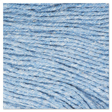 Load image into Gallery viewer, Boardwalk® wholesale. Boardwalk Super Loop Wet Mop Head, Cotton-synthetic Fiber, 5&quot; Headband, Medium Size, Blue, 12-carton. HSD Wholesale: Janitorial Supplies, Breakroom Supplies, Office Supplies.