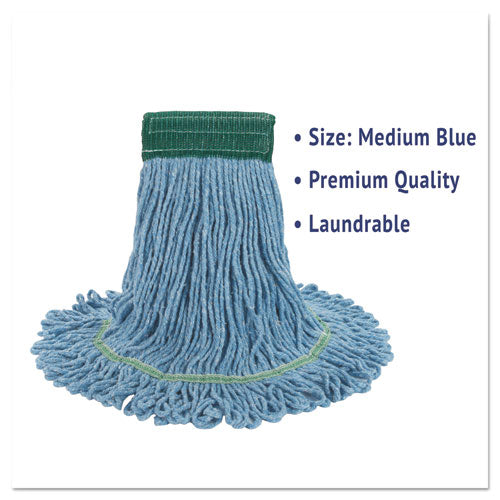 Boardwalk® wholesale. Boardwalk Super Loop Wet Mop Head, Cotton-synthetic Fiber, 5" Headband, Medium Size, Blue, 12-carton. HSD Wholesale: Janitorial Supplies, Breakroom Supplies, Office Supplies.