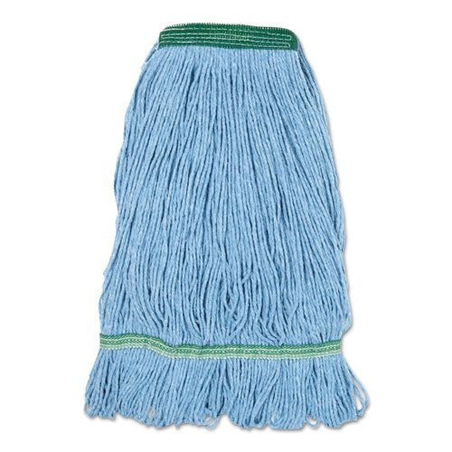 Boardwalk® wholesale. Boardwalk Super Loop Wet Mop Head, Cotton-synthetic Fiber, 1" Headband, Medium Size, Blue. HSD Wholesale: Janitorial Supplies, Breakroom Supplies, Office Supplies.