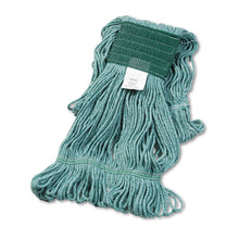 Load image into Gallery viewer, Boardwalk® wholesale. Boardwalk Super Loop Wet Mop Head, Cotton-synthetic Fiber, 5&quot; Headband, Medium Size, Green, 12-carton. HSD Wholesale: Janitorial Supplies, Breakroom Supplies, Office Supplies.