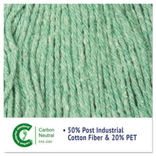 Load image into Gallery viewer, Boardwalk® wholesale. Boardwalk Super Loop Wet Mop Head, Cotton-synthetic Fiber, 5&quot; Headband, Medium Size, Green, 12-carton. HSD Wholesale: Janitorial Supplies, Breakroom Supplies, Office Supplies.