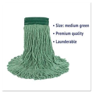 Boardwalk® wholesale. Boardwalk Super Loop Wet Mop Head, Cotton-synthetic Fiber, 5" Headband, Medium Size, Green, 12-carton. HSD Wholesale: Janitorial Supplies, Breakroom Supplies, Office Supplies.