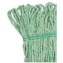 Load image into Gallery viewer, Boardwalk® wholesale. Boardwalk Super Loop Wet Mop Head, Cotton-synthetic Fiber, 5&quot; Headband, Medium Size, Green, 12-carton. HSD Wholesale: Janitorial Supplies, Breakroom Supplies, Office Supplies.