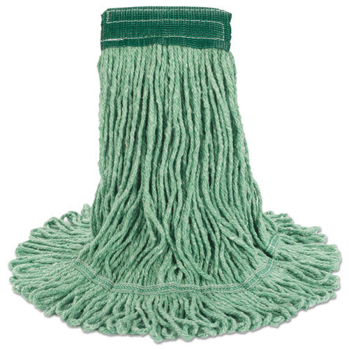 Boardwalk® wholesale. Boardwalk Super Loop Wet Mop Head, Cotton-synthetic Fiber, 5" Headband, Medium Size, Green, 12-carton. HSD Wholesale: Janitorial Supplies, Breakroom Supplies, Office Supplies.