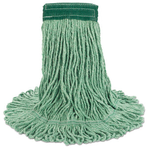 Boardwalk® wholesale. Boardwalk Super Loop Wet Mop Head, Cotton-synthetic Fiber, 5" Headband, Medium Size, Green. HSD Wholesale: Janitorial Supplies, Breakroom Supplies, Office Supplies.