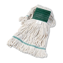 Load image into Gallery viewer, Boardwalk® wholesale. Boardwalk Super Loop Wet Mop Head, Cotton-synthetic Fiber, 5&quot; Headband, Medium Size, White, 12-carton. HSD Wholesale: Janitorial Supplies, Breakroom Supplies, Office Supplies.