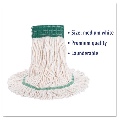 Boardwalk® wholesale. Boardwalk Super Loop Wet Mop Head, Cotton-synthetic Fiber, 5" Headband, Medium Size, White, 12-carton. HSD Wholesale: Janitorial Supplies, Breakroom Supplies, Office Supplies.