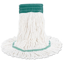 Load image into Gallery viewer, Boardwalk® wholesale. Boardwalk Super Loop Wet Mop Head, Cotton-synthetic Fiber, 5&quot; Headband, Medium Size, White, 12-carton. HSD Wholesale: Janitorial Supplies, Breakroom Supplies, Office Supplies.