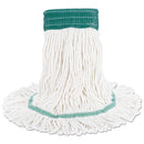 Boardwalk® wholesale. Boardwalk Super Loop Wet Mop Head, Cotton-synthetic Fiber, 5" Headband, Medium Size, White. HSD Wholesale: Janitorial Supplies, Breakroom Supplies, Office Supplies.