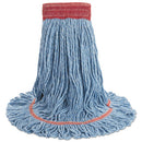 Boardwalk® wholesale. Boardwalk Super Loop Wet Mop Head, Cotton-synthetic Fiber, 5" Headband, Large Size, Blue. HSD Wholesale: Janitorial Supplies, Breakroom Supplies, Office Supplies.