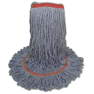 Boardwalk® wholesale. Boardwalk Super Loop Wet Mop Head, Cotton-synthetic Fiber, 1" Headband, Large Size, Blue, 12-carton. HSD Wholesale: Janitorial Supplies, Breakroom Supplies, Office Supplies.