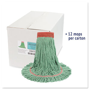 Boardwalk® wholesale. Boardwalk Super Loop Wet Mop Head, Cotton-synthetic Fiber, 5" Headband, Large Size, Green, 12-carton. HSD Wholesale: Janitorial Supplies, Breakroom Supplies, Office Supplies.