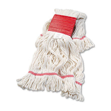 Load image into Gallery viewer, Boardwalk® wholesale. Boardwalk Super Loop Wet Mop Head, Cotton-synthetic Fiber, 5&quot; Headband, Large Size, White, 12-carton. HSD Wholesale: Janitorial Supplies, Breakroom Supplies, Office Supplies.