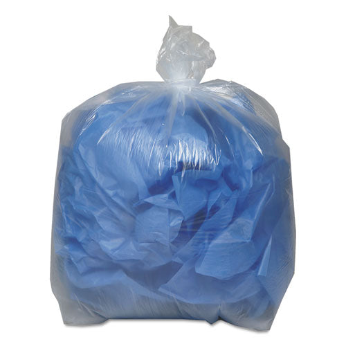 Boardwalk® wholesale. Boardwalk Low Density Repro Can Liners, 45 Gal, 1.1 Mil, 40" X 46", Clear, 100-carton. HSD Wholesale: Janitorial Supplies, Breakroom Supplies, Office Supplies.