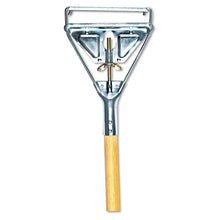 Load image into Gallery viewer, Boardwalk® wholesale. Boardwalk Quick Change Metal Head Mop Handle For No. 20 And Up Heads, 54&quot; Wood Handle. HSD Wholesale: Janitorial Supplies, Breakroom Supplies, Office Supplies.