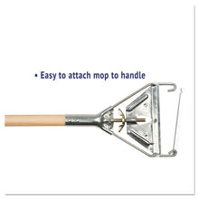 Load image into Gallery viewer, Boardwalk® wholesale. Boardwalk Quick Change Metal Head Mop Handle For No. 20 And Up Heads, 54&quot; Wood Handle. HSD Wholesale: Janitorial Supplies, Breakroom Supplies, Office Supplies.