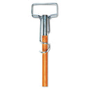 Boardwalk® wholesale. Spring Grip Metal Head Mop Handle For Most Mop Heads, 60" Wood Handle. HSD Wholesale: Janitorial Supplies, Breakroom Supplies, Office Supplies.