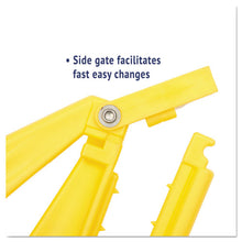 Load image into Gallery viewer, Boardwalk® wholesale. Boardwalk Quick Change Side-latch Plastic Mop Head Handle, 60&quot; Aluminum Handle, Yellow. HSD Wholesale: Janitorial Supplies, Breakroom Supplies, Office Supplies.